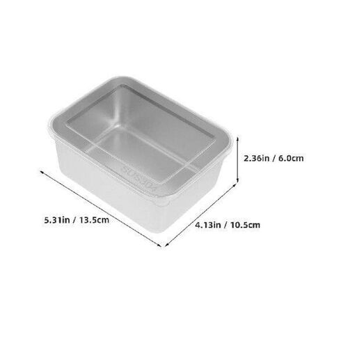 4 Pcs Crisper Fridge Food Storage Container Lunchbox Cover
