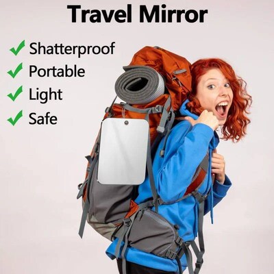 Acrylic Anti Fog Mirror Shower Shaving Fogless Mirror Washro