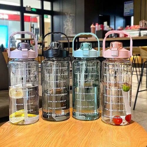 2 Liters Plastic Kettle Large Portable Travel Water Bottle w