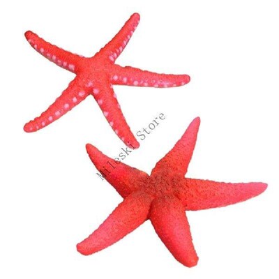 J60C Luminously Nontoxic Silicones Starfishes Ornament