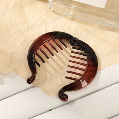 Women Fashion Banana Clip Hairpin For Women Korean Retro Hai