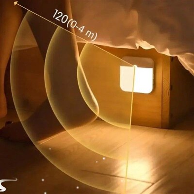 2PCS Book Light Portable USB LED Outdoor Rechargeable Human