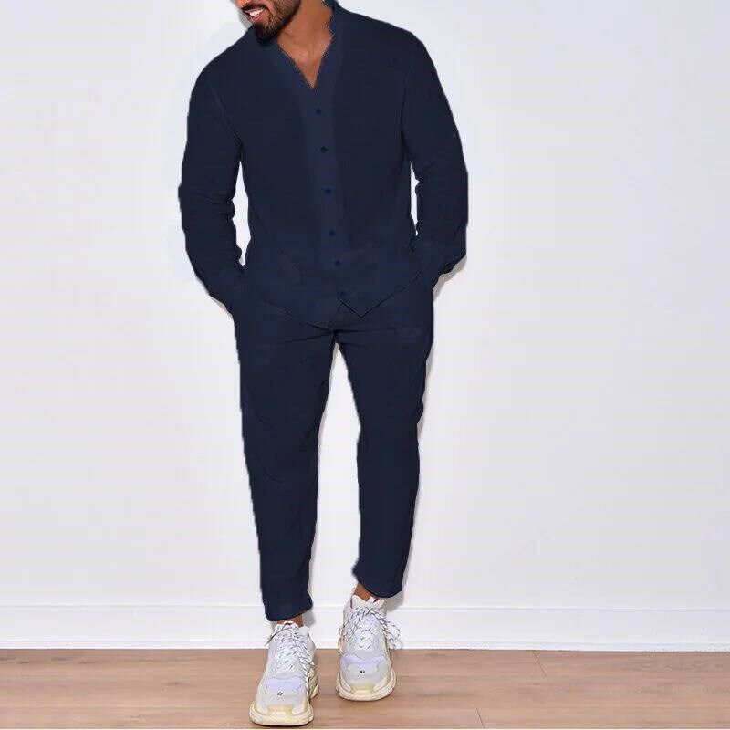 Europe and the United States mens new casual suit mens 100 - 实物图