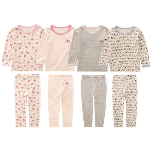 Childrens 100 Cotton Autumn Clothes Autumn Trousers Set Boy