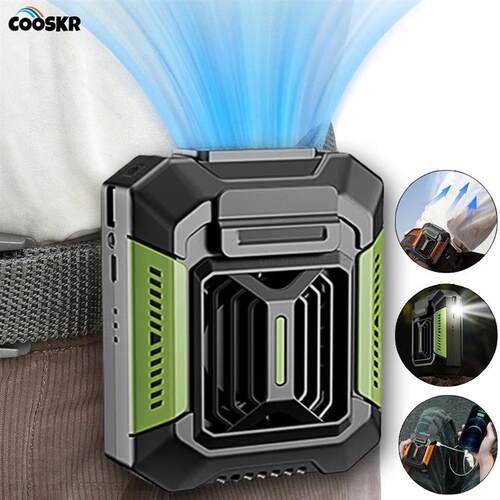 Waist Clip Fan Portable Fan 4000mAh USB Rechargeable Fan 3 S
