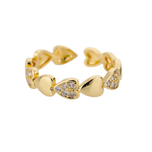 Vintage Daisy Rings For Women Cute Flower Ring Adjustable