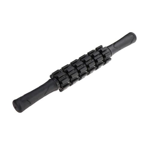 Yoga Massage Roller Stick Trigger Point 6 Wheels Body Massag