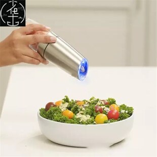 2pcs/set Electric Pepper Grinder Salt And Pepper Mills Spice