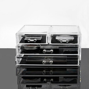 storage transparent box mini drawer Acrylic cute stationery