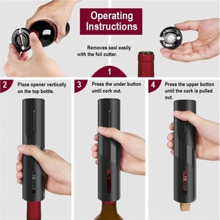 New Electric Wine Opener Rechargeable Automatic Corkscrew