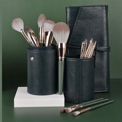 14 Green Cloud Makeup Brush set Soft eyeshadow brush portabl