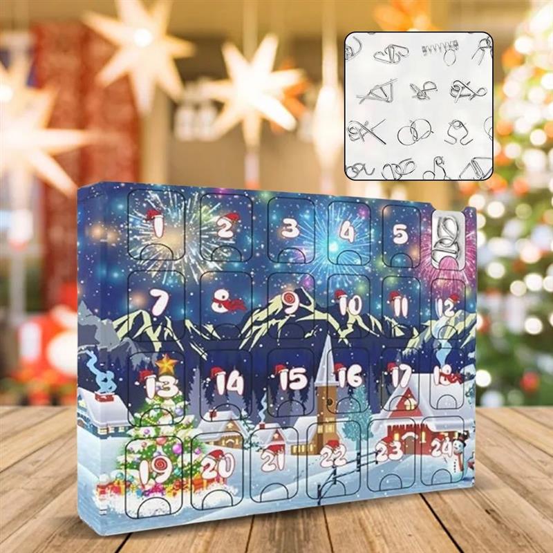 Brain Teaser Advent Calendar 2024 Christmas Advent Calendar - 实物图