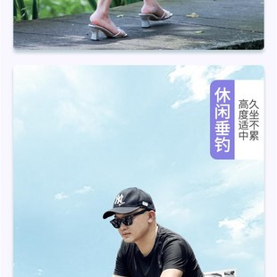 Outdoor foldable beach camping fishing recliner deck chair