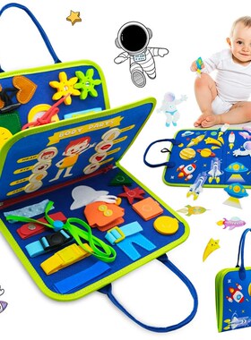 Montessori Busy Book Educational Toys For Toddler Portable A