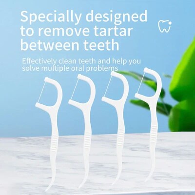 300PCS Dental Floss Dental Floss Picks Clean Between Teeth I