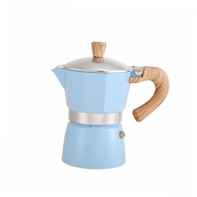 Aluminum Moka Pot Coffee Maker Octagonal Moka Coffee Maker