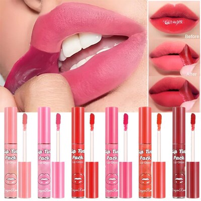 Tear-off Lip Gloss One  Removable Liquid Lipstick Lasting Mo