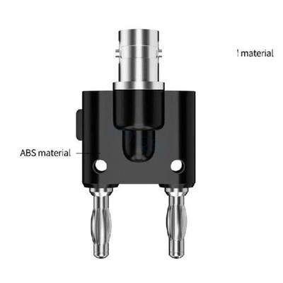 BNC-to Two Dual 4mm Banana Male Female Jack Coaxial