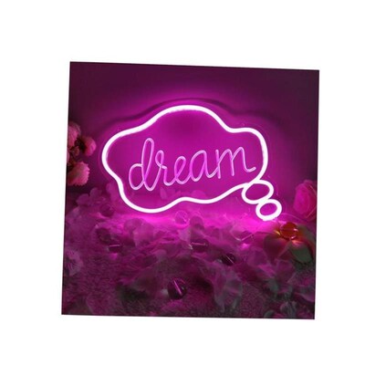 LED Neon Light Sign Dream Cloud Shaped Wedding Party Decorat