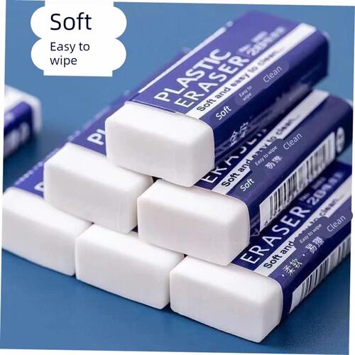 10Pcs Cute Pencil Eraser School Supplies Stationery Kids