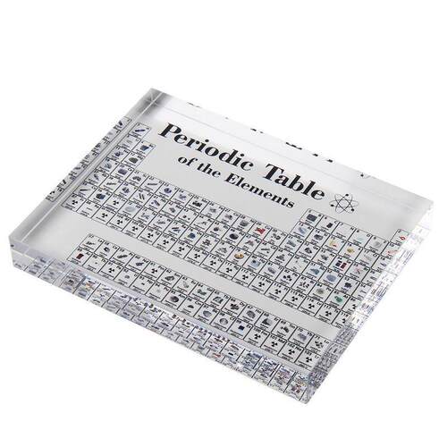 1pc Acrylic Periodic Table Of The Elements Stickers Chart