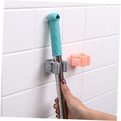 Wall Mounted Mop Organizer Holder Brush Broom Hanger Home
