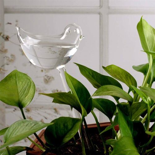 Automatic Plant Waterer Imitation Bird Shaped Transparent Dr