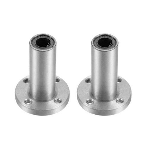 4PCS 8Mm LMF8LUU Long Type Round Flange Coupling Linear