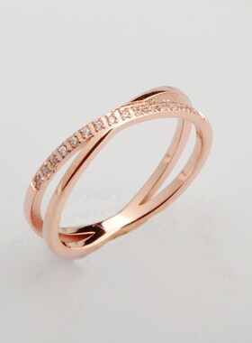 Japanese simple temperament X cross oblique section diamond