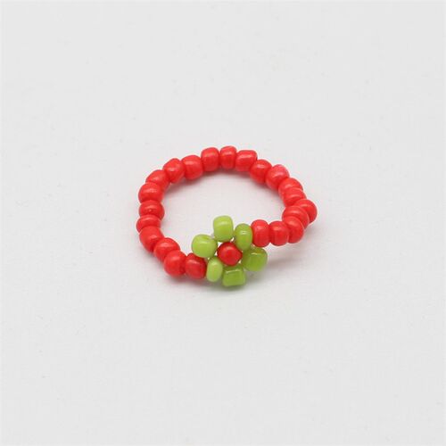 15 Style Korean Cute Colorful Bohemia Small Flower Ring Hand