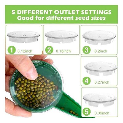 12 Holes Seed-In Soil Planter Garden Seed Spacer With