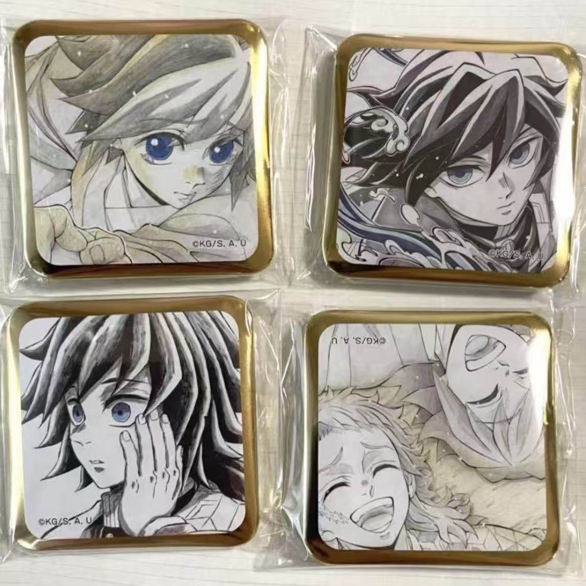 日谷鬼灭之刃周边餐厅系列方形吧唧徽章富冈义勇锖兔幼年谷子原袋,模玩/动漫/周边/娃圈三坑/桌游,动漫徽章/立牌,淘宝优惠券,粉丝福利购,淘宝优惠卷