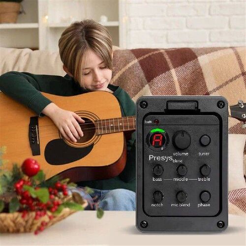 Plastic 301 Guitar Pickup with Tuner Presys Guitar Tuner