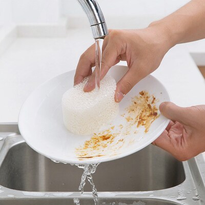 3Pack Replacement Dish Sponge Brush DoubleSided Scrubbing Sp