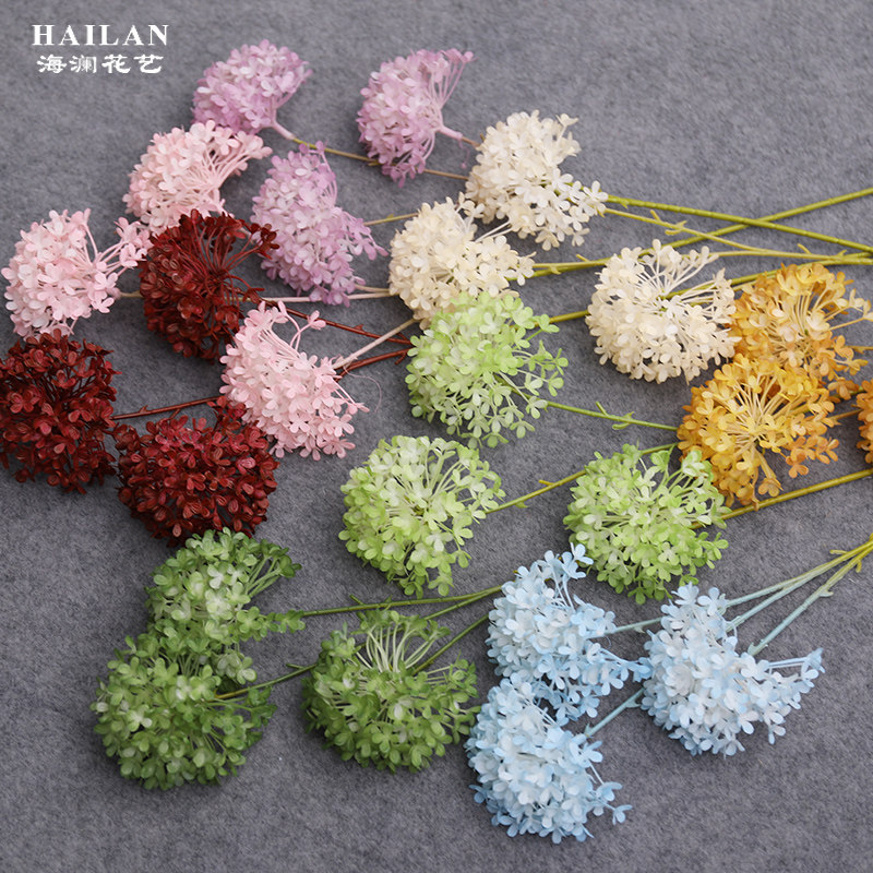 三头木绣球婚庆仿真花婚礼现场布置装饰花插花雪球假花塑料花绢花,家居饰品,仿真花/假花,淘宝优惠券,粉丝福利购,淘宝优惠卷