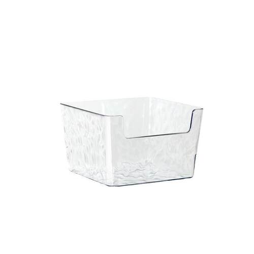 Glacier-patterned desktop organizer, a luxurious and transpa