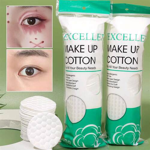 200pcs Cotton Pads Disposable Clean Cotton Face Nail Polish