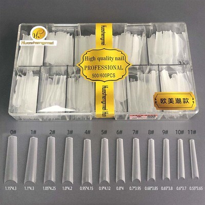 ?Professional Press-On Nails No-Filing Fake Nails 504pcs