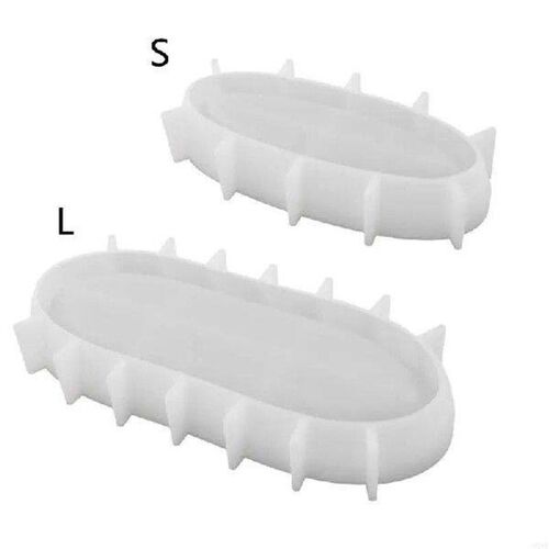 QXNB Simple Boats Tray Plaster Molds DIY Holder Epoxy Resin