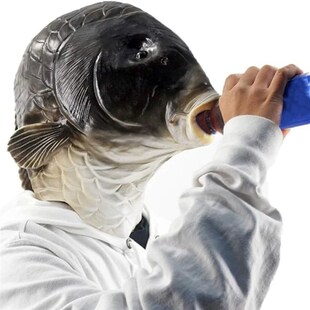 Realistic Fish Mask Latex Masks Animal Head Mask Halloween