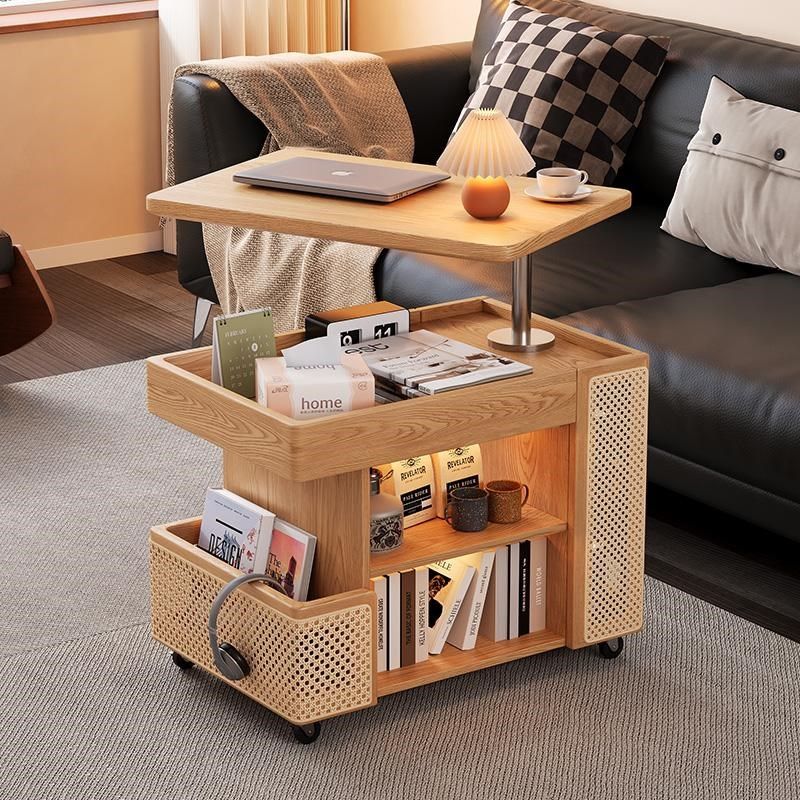 全实木可移动沙发升降边几角几小茶几客厅家用小户型小桌子床头柜,住宅家具,角几/边几,淘宝优惠券,粉丝福利购,淘宝优惠卷