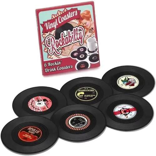 Vintage Retro Coasters Vinyl Record Classic Cup Coaster Anti