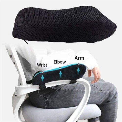 Ergonomic Armrest Cushions Comfortable Memory Foam Washable