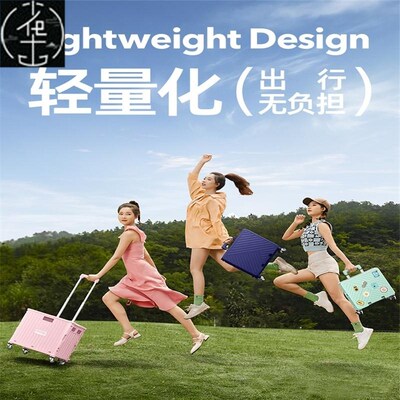 Folding hand cart shopping cart carrying Trailer trolley