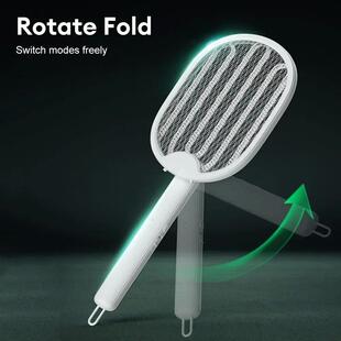 Foldable Electric Mosquito Killer Fly Swatter Trap USB Recha