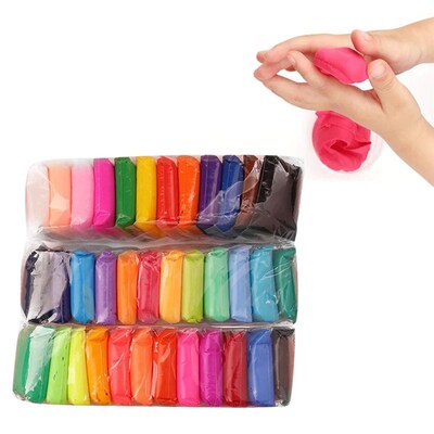 36 Colors Air Dry Clay Moulding Craft Clay Set for Kids with