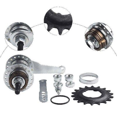 Advanced Rear Bike Hub with a Reliable Back Pedal System