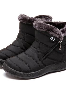 2021 New Women Boots Winter Snow Boots Waterproof Warm Plush