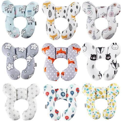 Baby pillow Travel Car Protective Head Neck Soft Support Pil