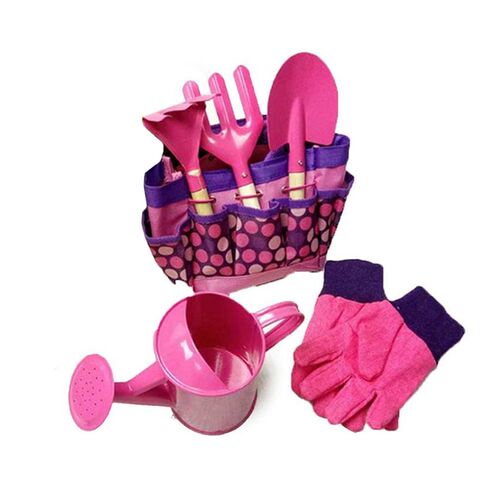 6Pcs Children Kids toys Garden Tools Watering Can Gardening